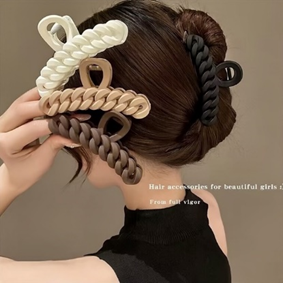 Kẹp Tóc Xoắn Bện Cực Xinh, Kích Thước Lớn