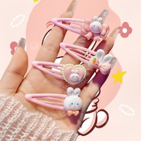 Kẹp Tóc Thỏ Hồng Dễ Thương
