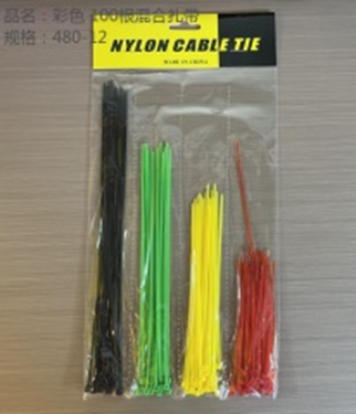 100 dây buộc hỗn hợp màu sắc
