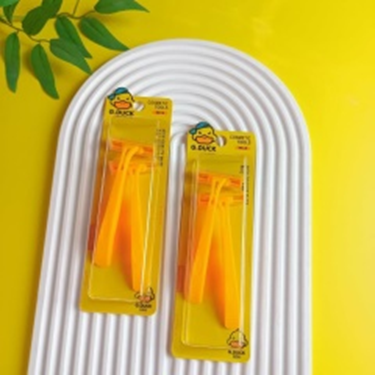 dao cạo lông 2 chiếc/ túi hiệu vịt vàng nhỏ