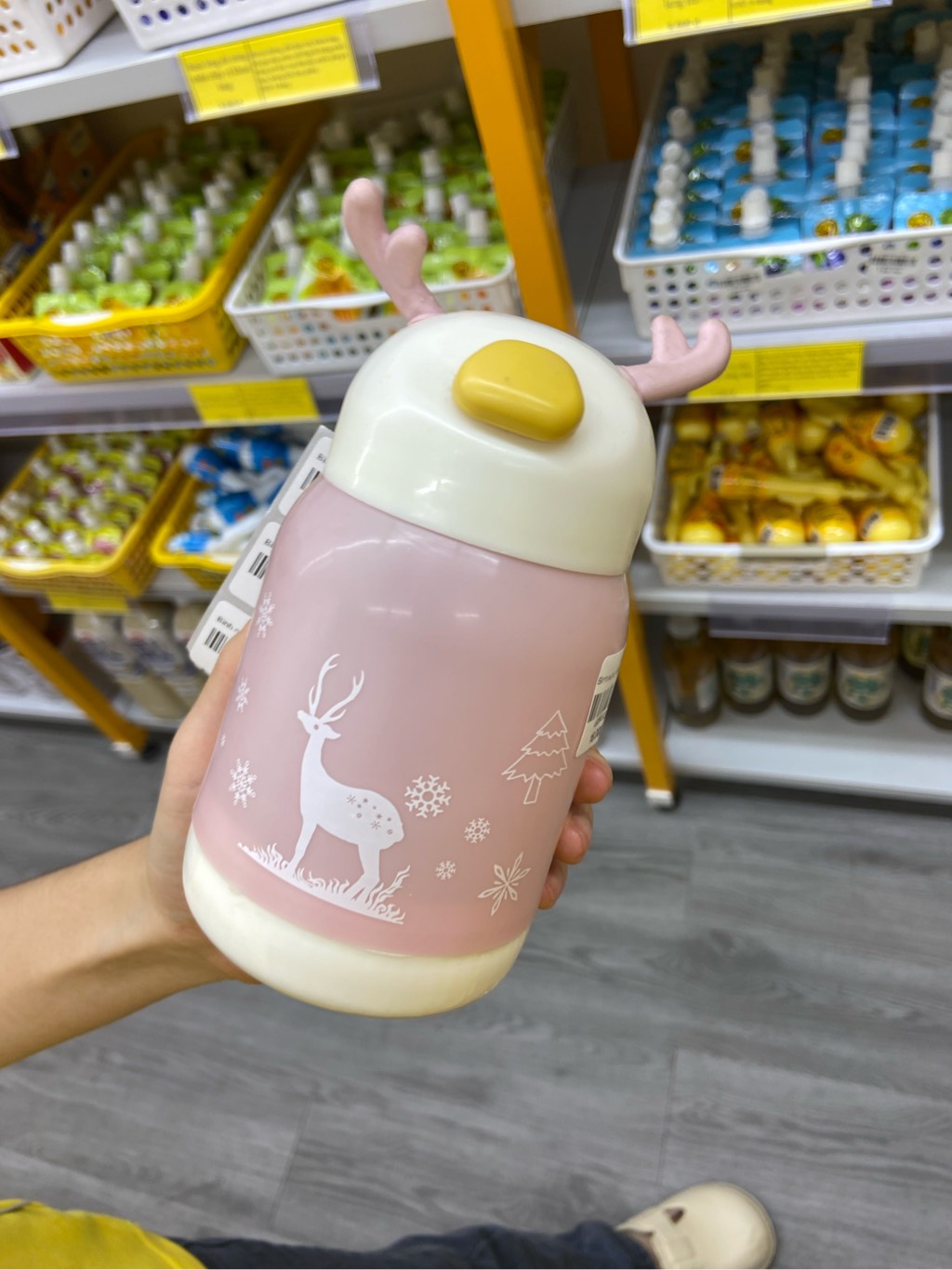 Bình nước thủy tinh hình Hươu