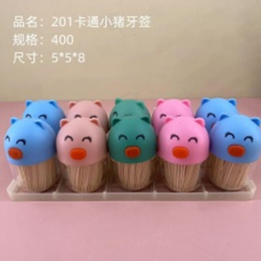 Tăm xỉa răng hình con heo hoạt hình, mã 201.