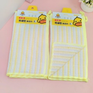 bộ 2 khăn lau họa tiết ô vuông