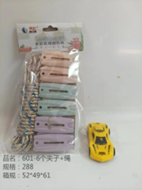 6 chiếc kẹp + dây