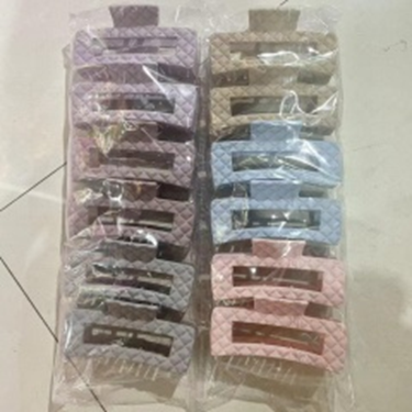 kẹp vuốt vuông dài 11cm trộn màu