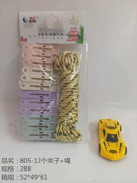 12 chiếc kẹp+ dây