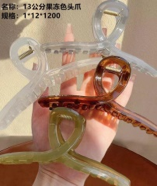 kẹp vuốt màu thạch dài 13cm