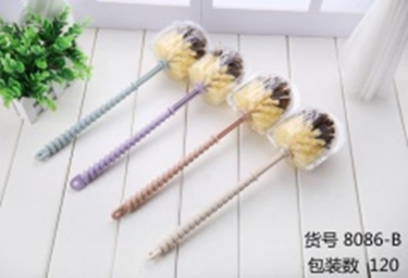 cọ bồn vệ sinh đầu tròn cán xoắn