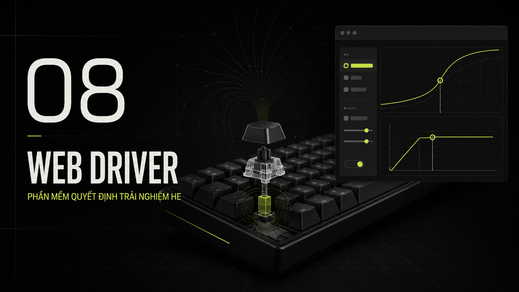 Web Driver trên bàn phím HE quan trọng thế nào?