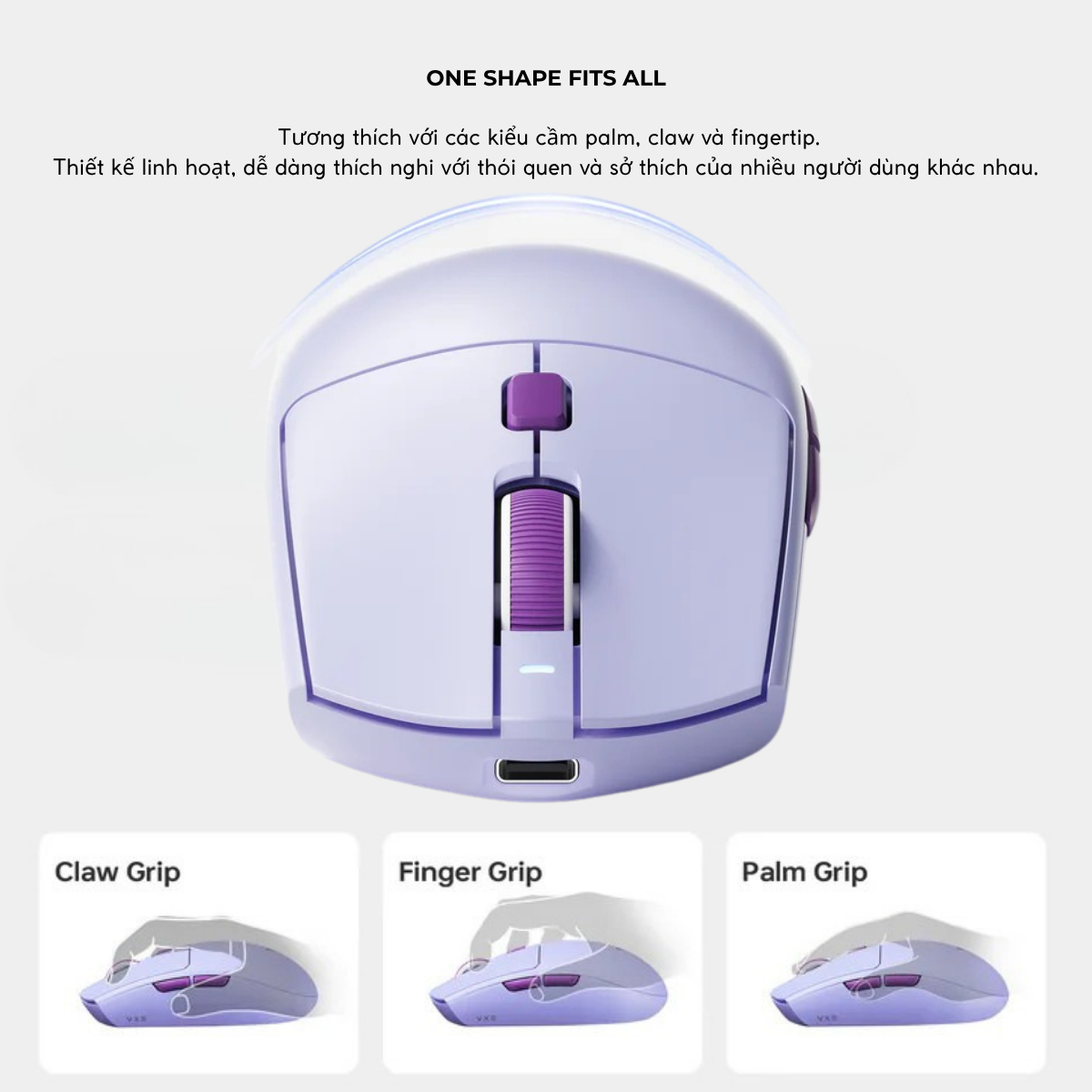 Chuột Gaming Không Dây Siêu Nhẹ VXE Dragonfly V3 Series