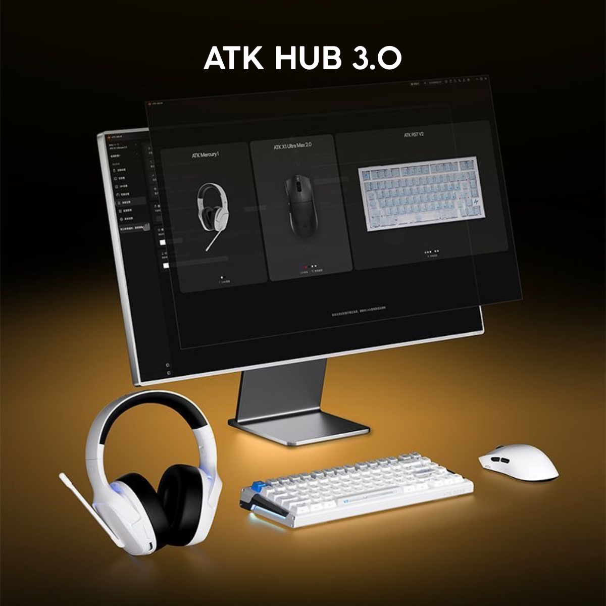 Chuột Gaming Không Dây ATK X1 V2 Series, Nordic 54H20, PAW 3950 Ultra, Delay 0.163ms, 800mAh, 54g±2g, Dongle GEM 8K