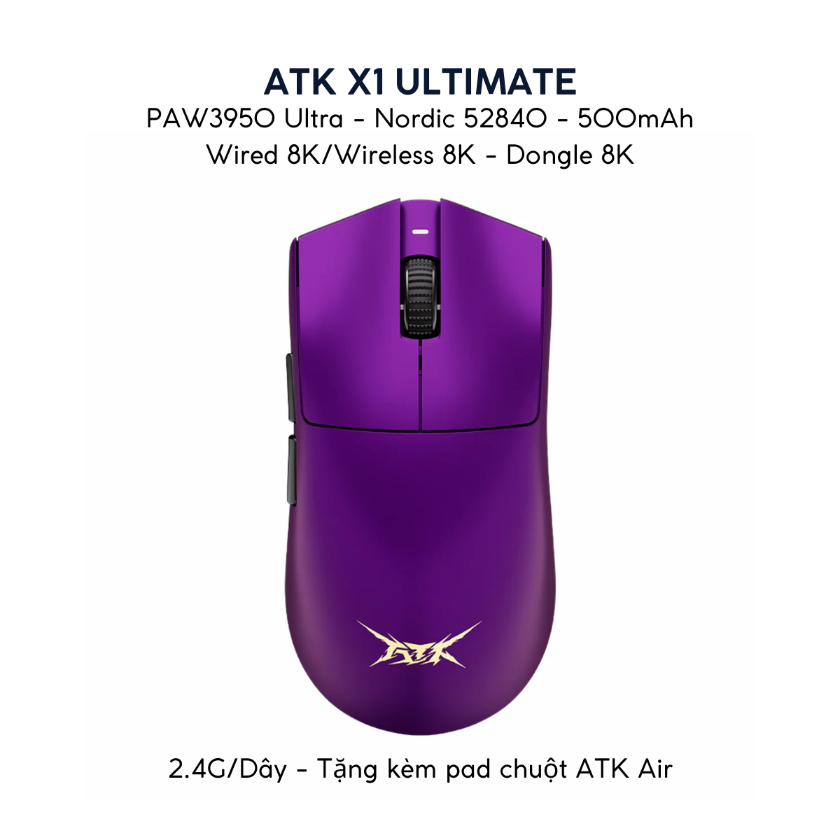Chuột Gaming Không Dây VXE ATK X1 SE / X1S / X1 / Pro / Promax / Ultra / Ultimate