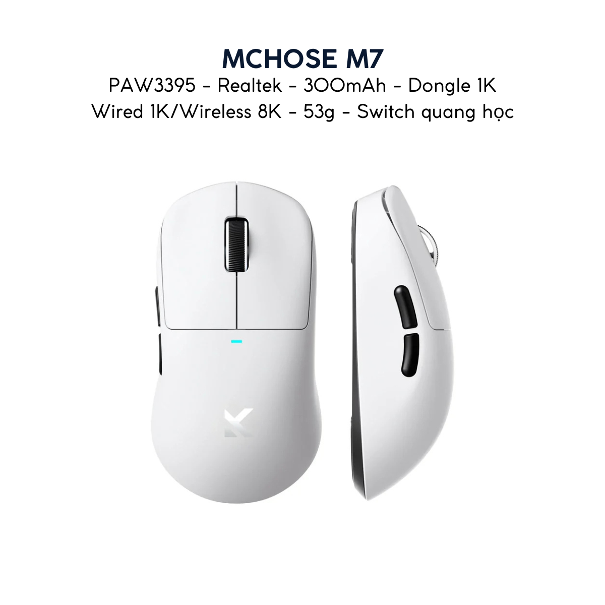 Chuột Gaming Không Dây MCHOSE M7 / M7 PRO / M7 ULTRA