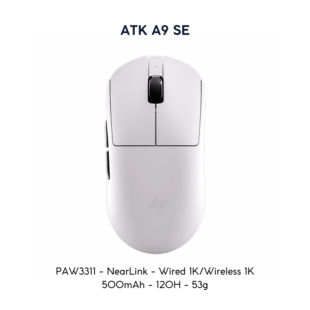 VGN ATK A9 - Chuột Không Dây Nhẹ 53g, Cảm Biến PAW3950 Ultra, Polling Rate 8000Hz - Hiệu Suất Đỉnh Cao Cho Game Thủ