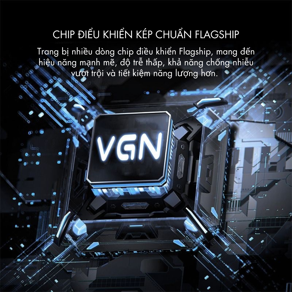 Chuột Gaming Không Dây Siêu Nhẹ VGN Feilong Y2 Pro – Cảm biến PAW3950, Switch Quang học Omron, Receiver 8K