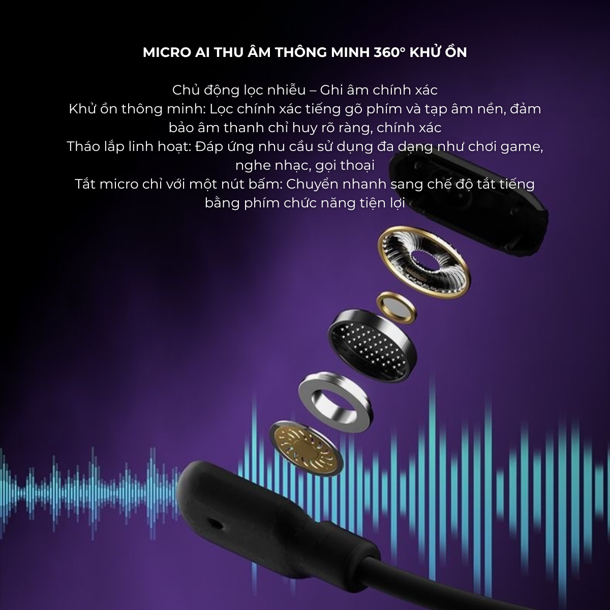 Tai Nghe Gaming Không Dây AULA G7 Pro – Âm Thanh Vòm 7.1, Mic Chống Ồn AI, Đèn RGB