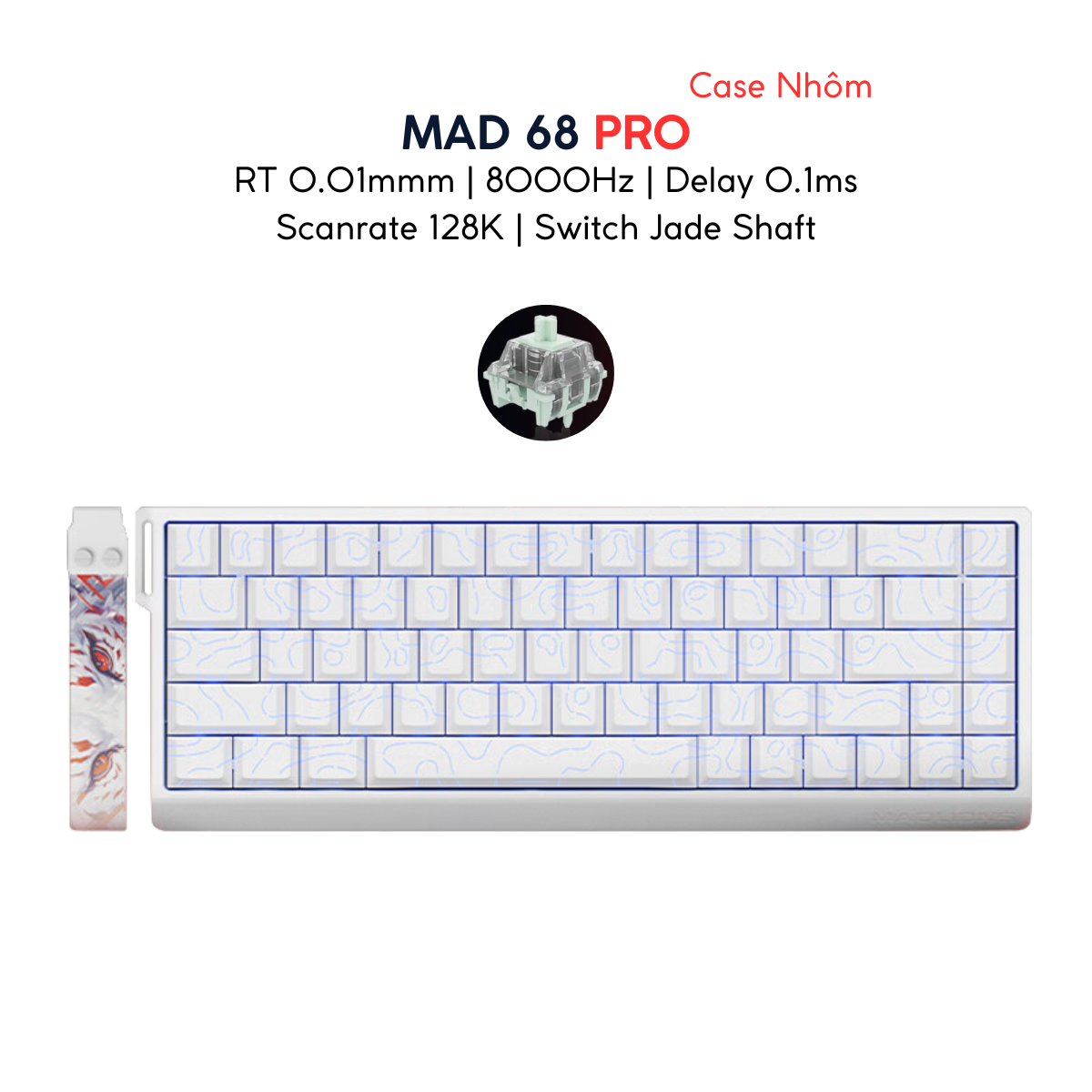 BÀN PHÍM CƠ GAMING HE MAD60 | MAD68 HE | Rapid Trigger | 1000hz | 8000hz