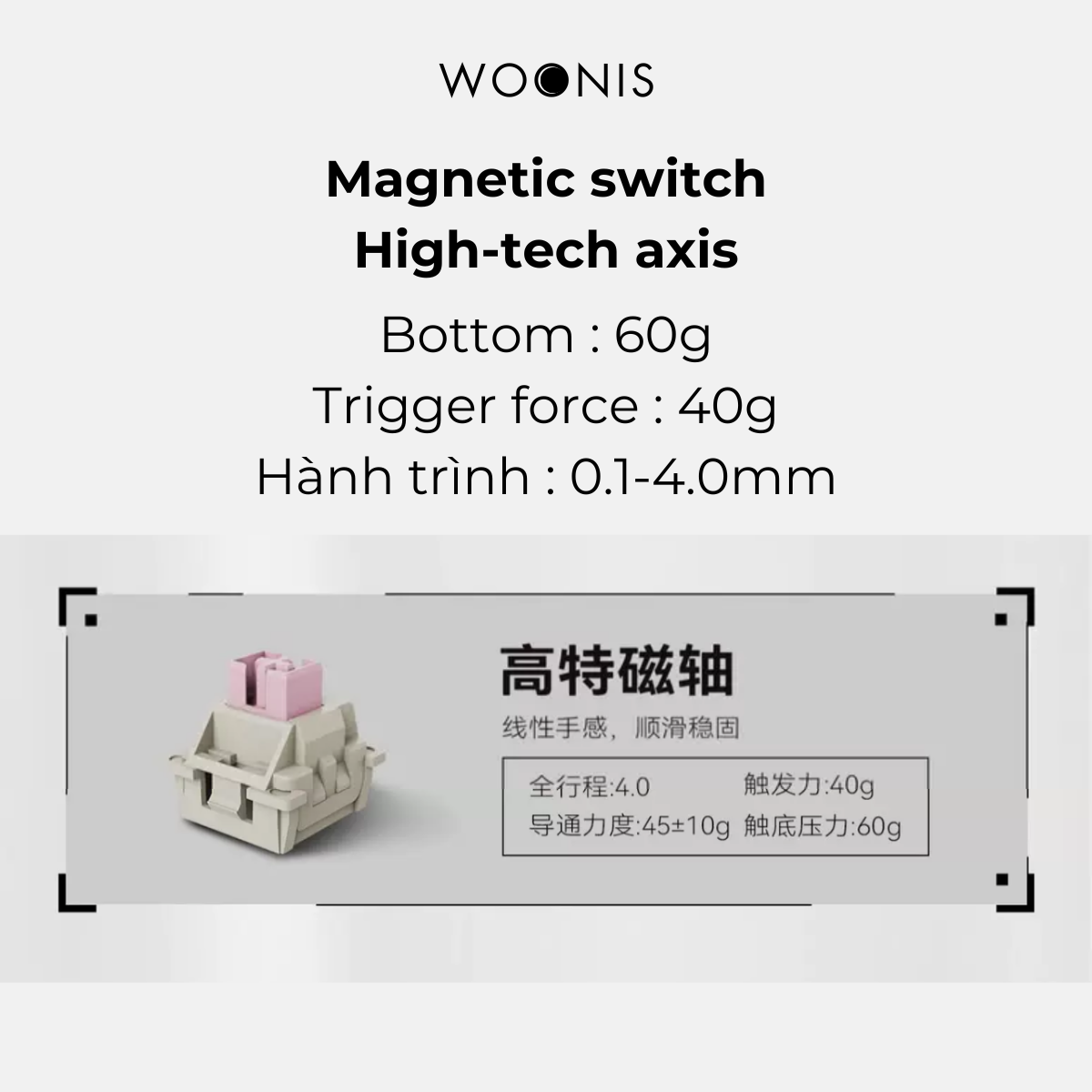 BÀN PHÍM CƠ GAMING HE VGN A75 HE | Rapid Trigger | 1000hz | RT 0.1mm