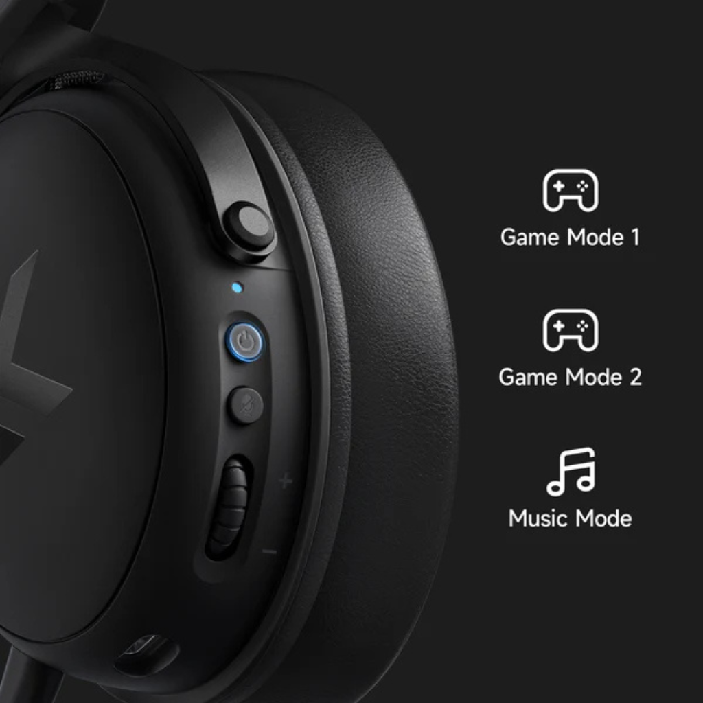 Tai Nghe Gaming Không Dây MCHOSE V9 Pro – 7.1 Surround, Pin Trâu 250H, Mic AI Chống Ồn