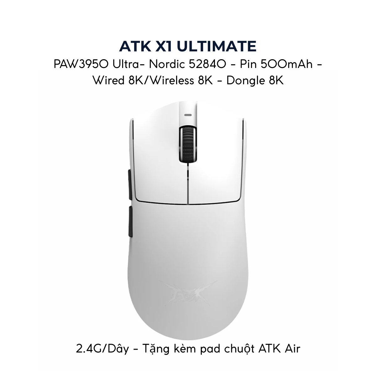 Chuột Gaming Không Dây VXE ATK X1 SE / X1S / X1 / Pro / Promax / Ultra / Ultimate