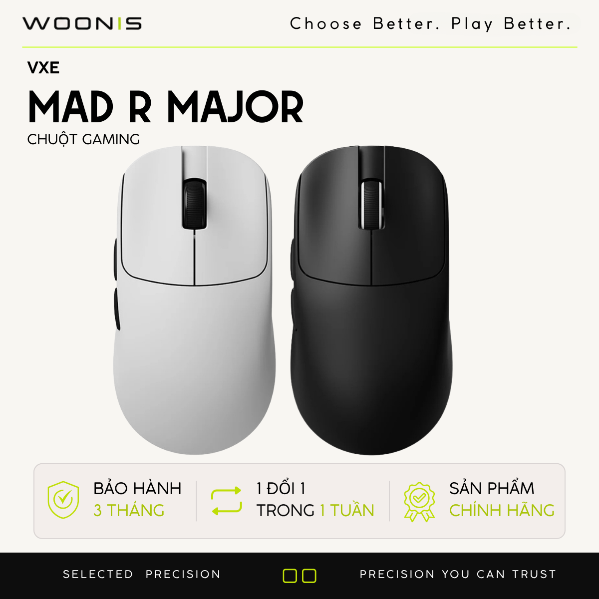 Chuột Gaming Không Dây VXE MAD R / R + / R Major / R Major +