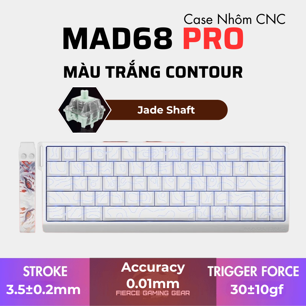 Mad68 Driver BÀN PHÍM CƠ GAMING HE MAD60 | MAD68 HE | Rapid Trigger | 1000hz | 8000hz