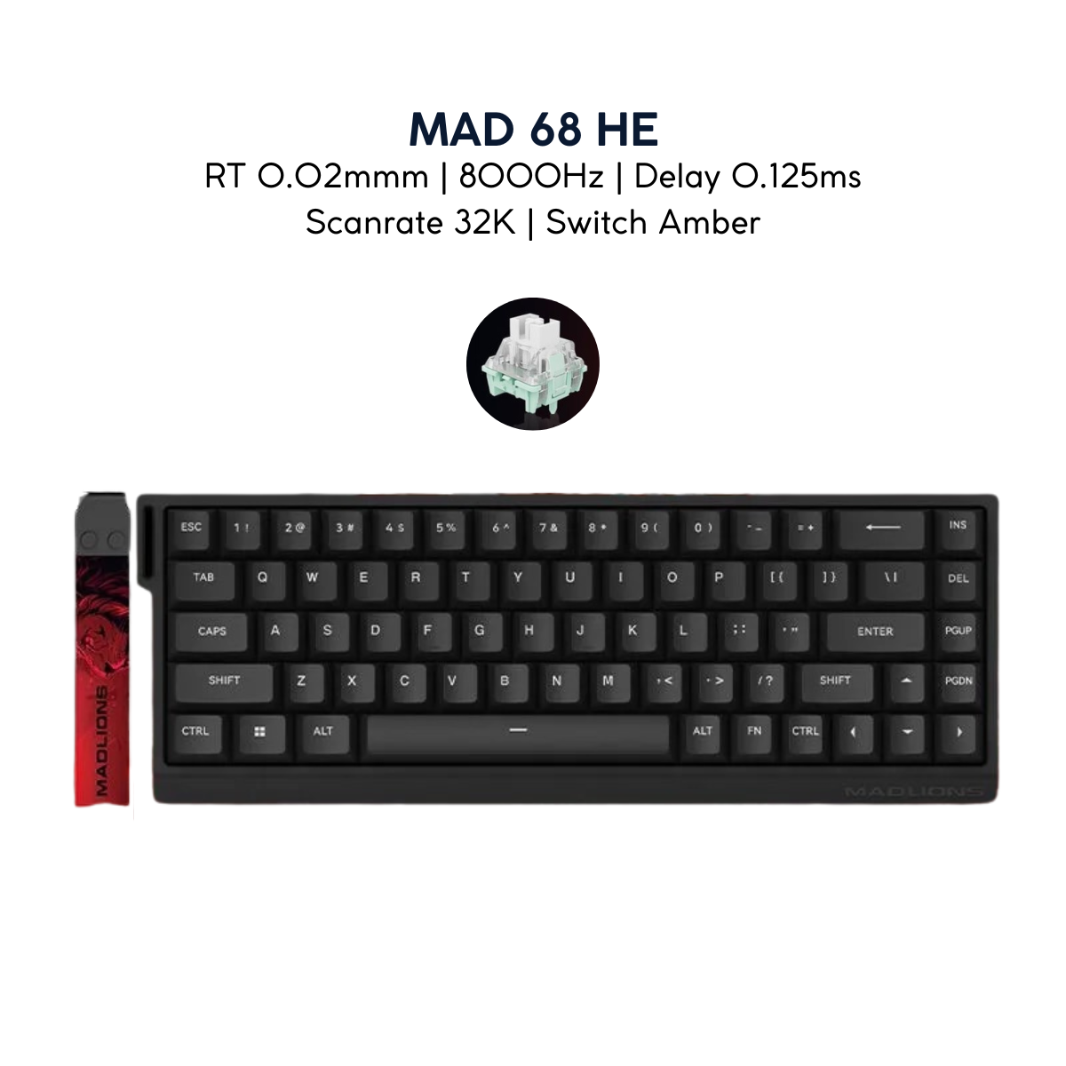 BÀN PHÍM CƠ GAMING HE MAD60 | MAD68 HE | Rapid Trigger | 1000hz | 8000hz