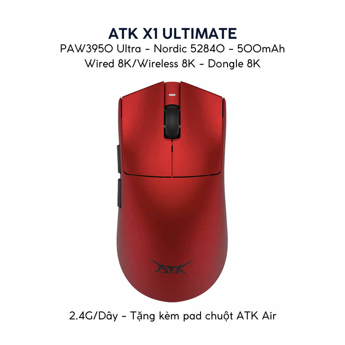 Chuột Gaming Không Dây VXE ATK X1 SE / X1S / X1 / Pro / Promax / Ultra / Ultimate