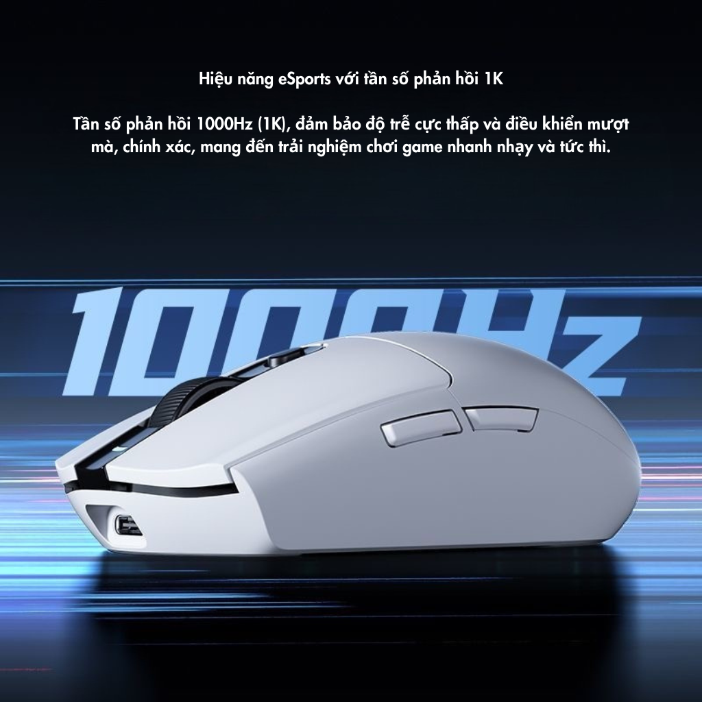 Chuột Gaming Không Dây MCHOSE G3 / G3 A 800mAh