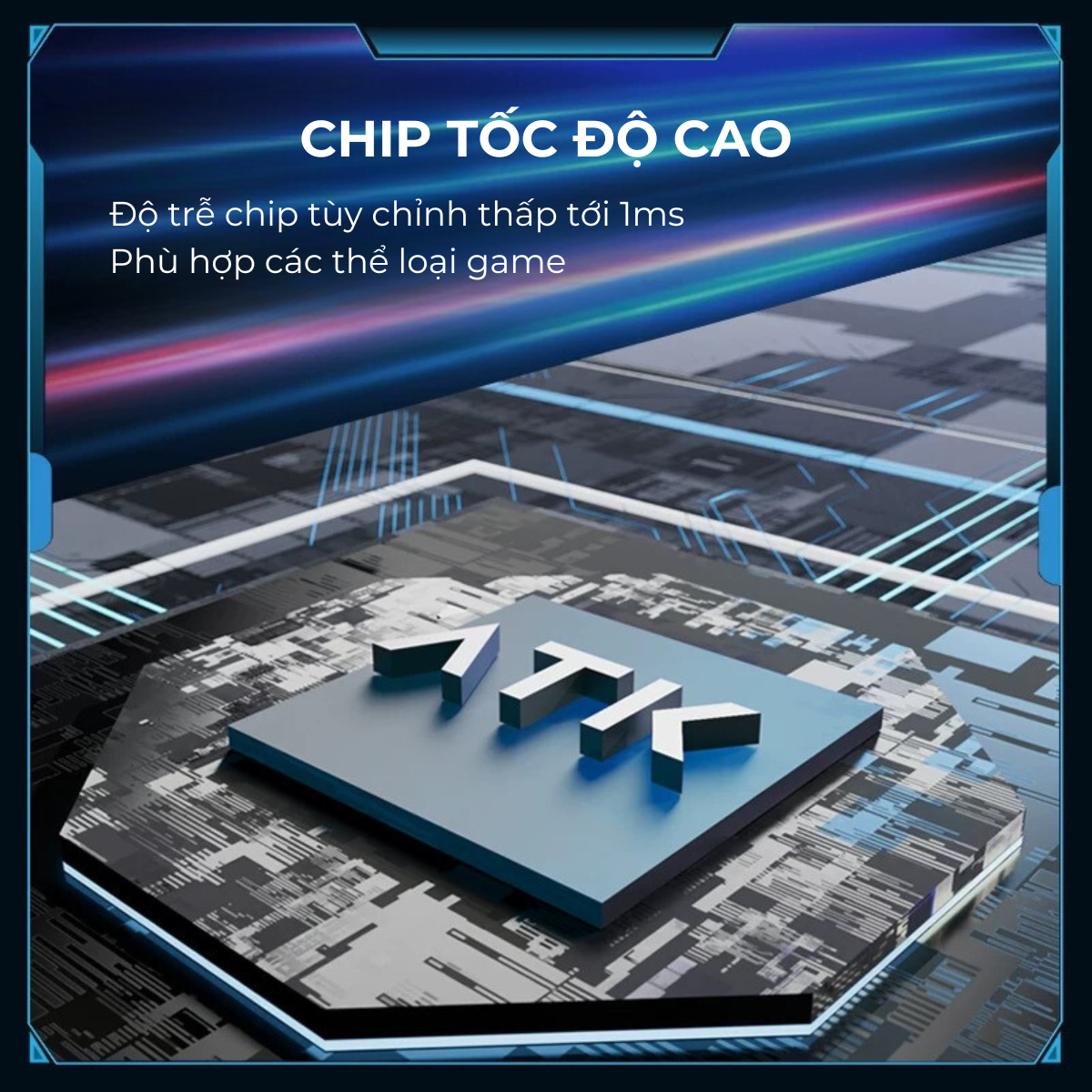 BÀN PHÍM CƠ GAMING KHÔNG DÂY VXE ATK V75X | NHÔM CNC | HOTSWAP | 1MS | RGB