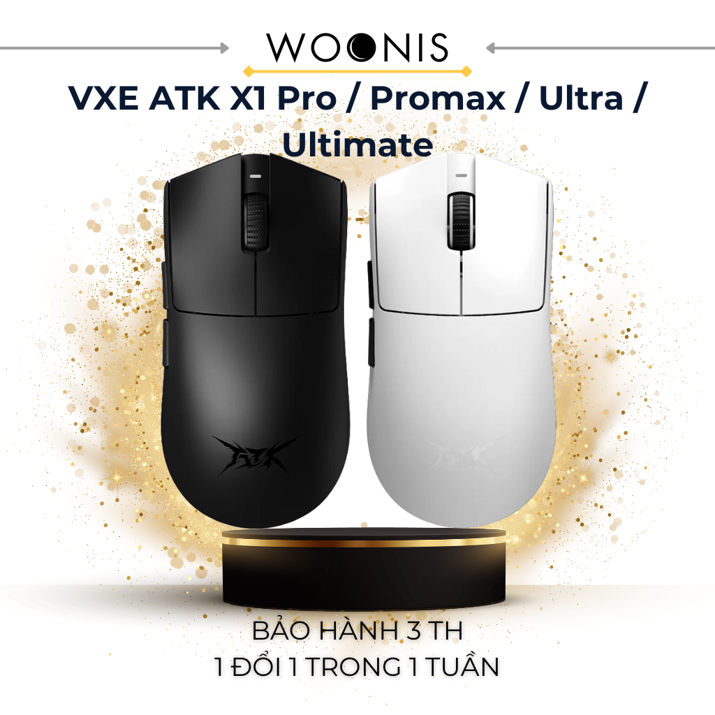 Chuột Gaming Không Dây VXE ATK X1 SE / X1S / X1 / Pro / Promax / Ultra / Ultimate