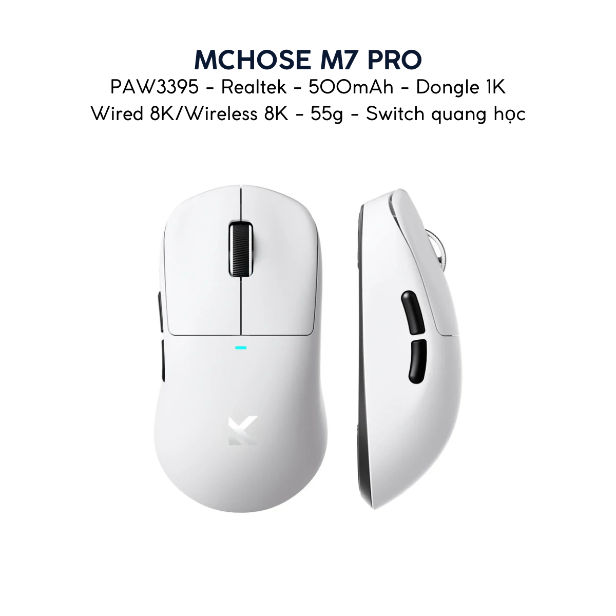 Chuột Gaming Không Dây MCHOSE M7 / M7 PRO / M7 ULTRA