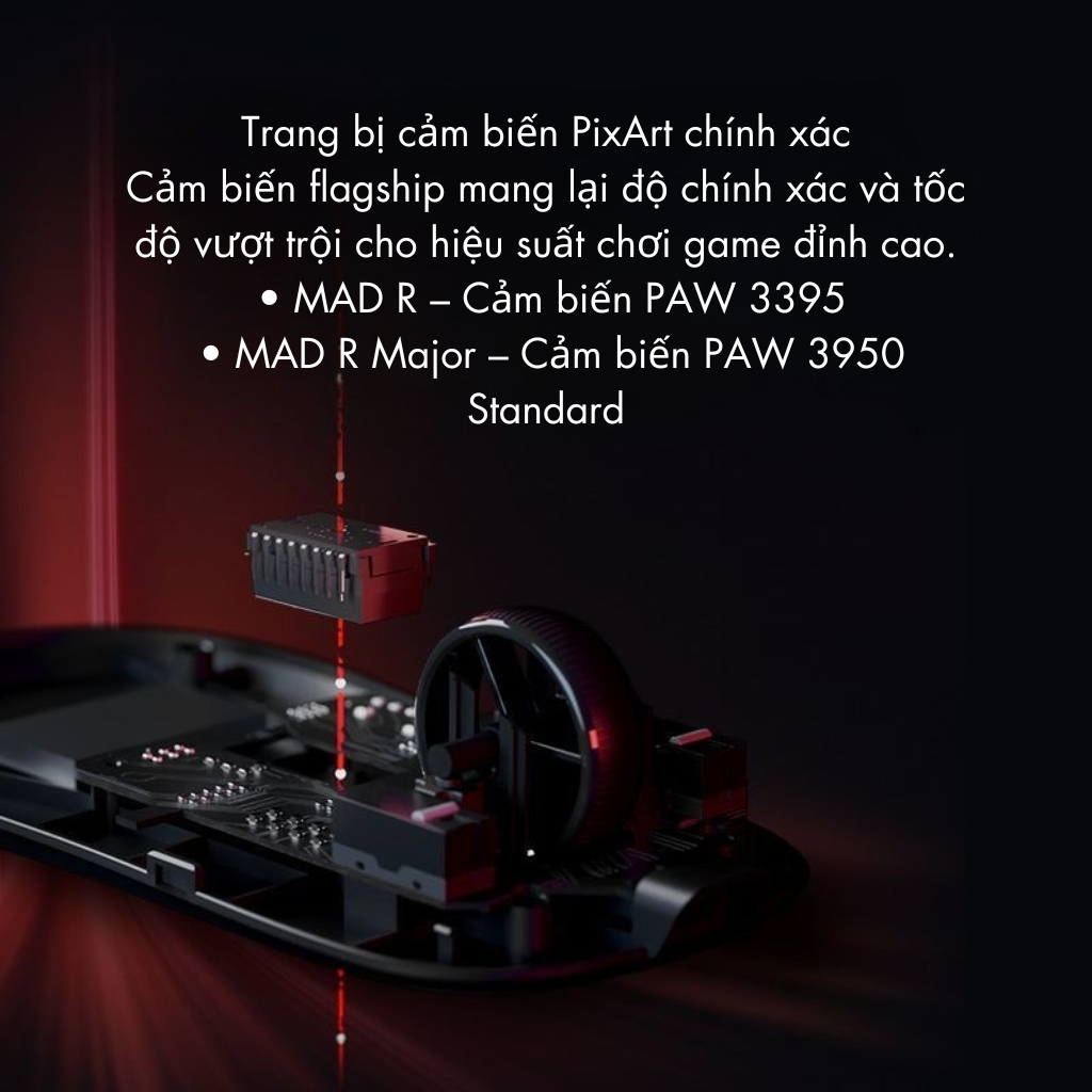Chuột Gaming Không Dây VXE MAD R / R + / R Major / R Major