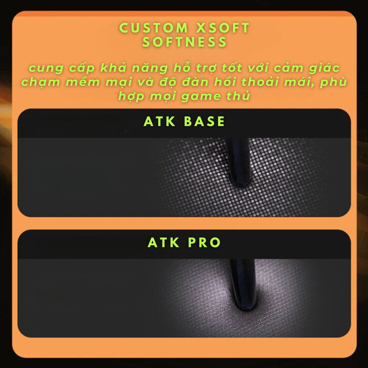 LÓT CHUỘT GAMING ATK XOFT | PAD CHUỘT CHƠI GAME | SERIES MOUSE PAD