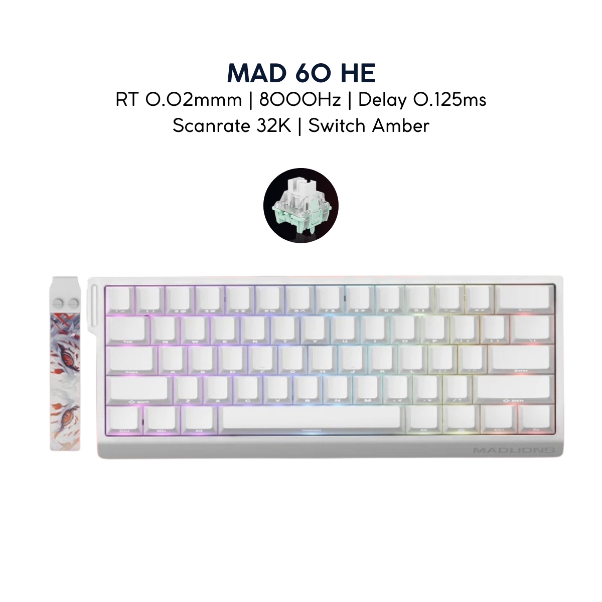 BÀN PHÍM CƠ GAMING HE MAD60 | MAD68 HE | Rapid Trigger | 1000hz | 8000hz