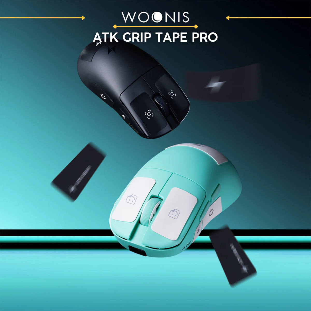 Grip Tape ATK Cho Chuột Gaming – Băng Dán Chống Trượt Esports, Bản Esports Cao Cấp, Thấm Mồ Hôi, Tái Dán Nhiều Lần