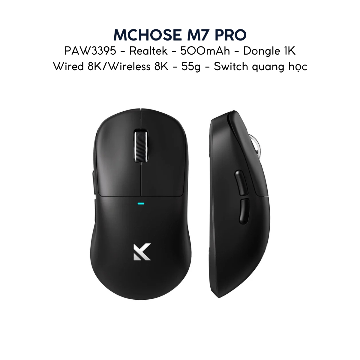 Chuột Gaming Không Dây MCHOSE M7 / M7 PRO / M7 ULTRA