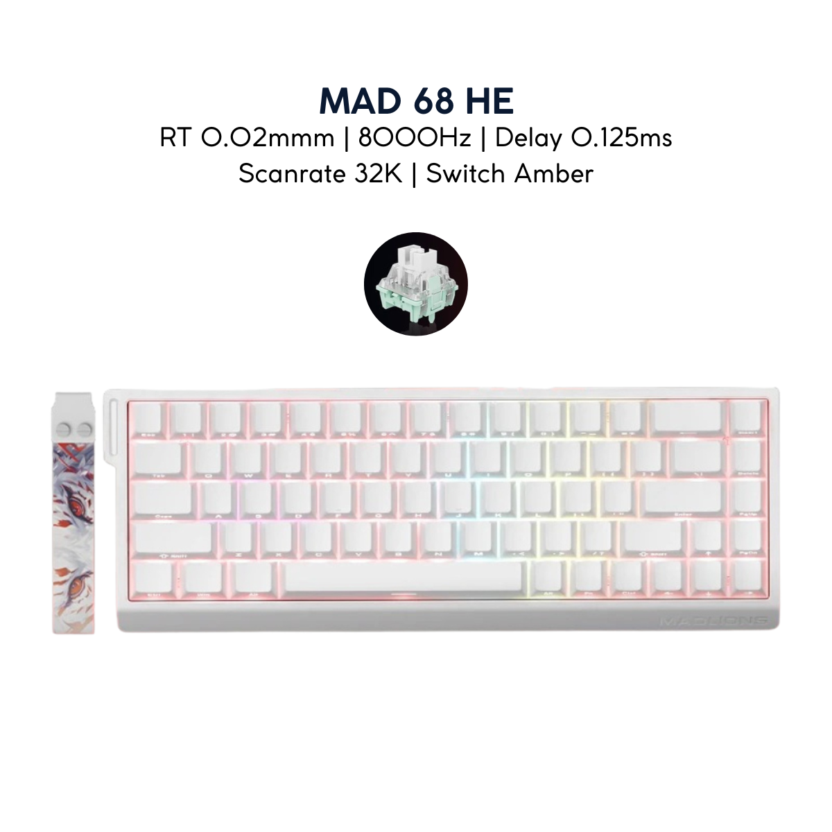 BÀN PHÍM CƠ GAMING HE MAD60 | MAD68 HE | Rapid Trigger | 1000hz | 8000hz