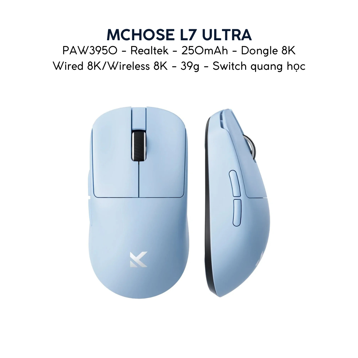 Chuột Gaming Không Dây MCHOSE L7 / L7 PRO / L7 ULTRA