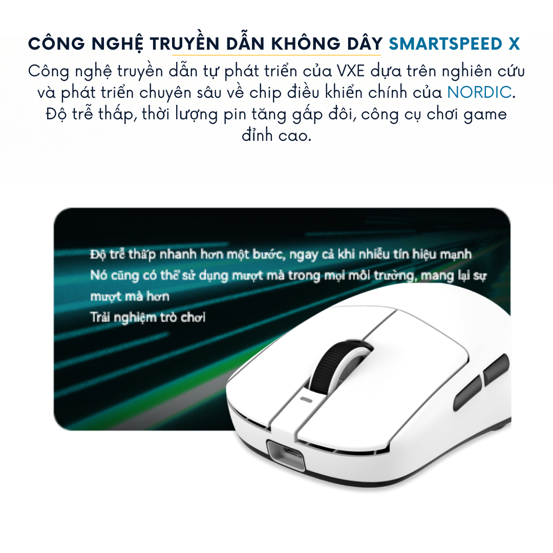 Chuột Gaming Không Dây VGN VXE R1 SE+/ R1 / Pro / Promax
