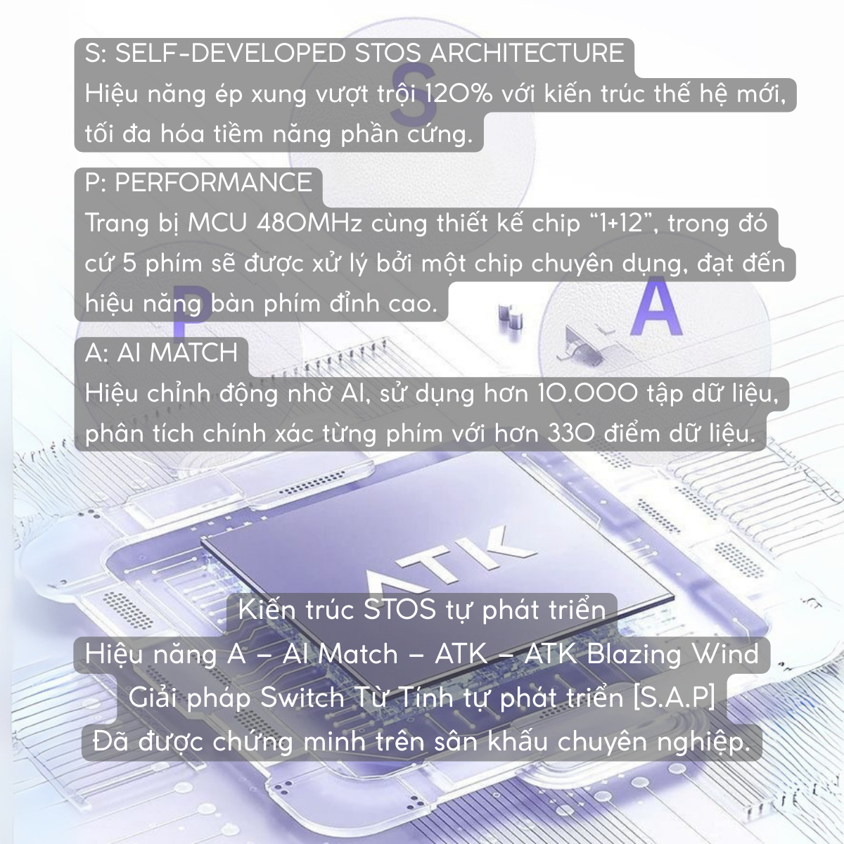 ATK 68 RX ESPORTS| Bàn Phím Phím Từ Tính Chuyên Game 8K Hz, Độ Trễ 0.08ms, Scan Rate 256K, Accuracy 0.001mm, RGB 16.8 Triệu Màu