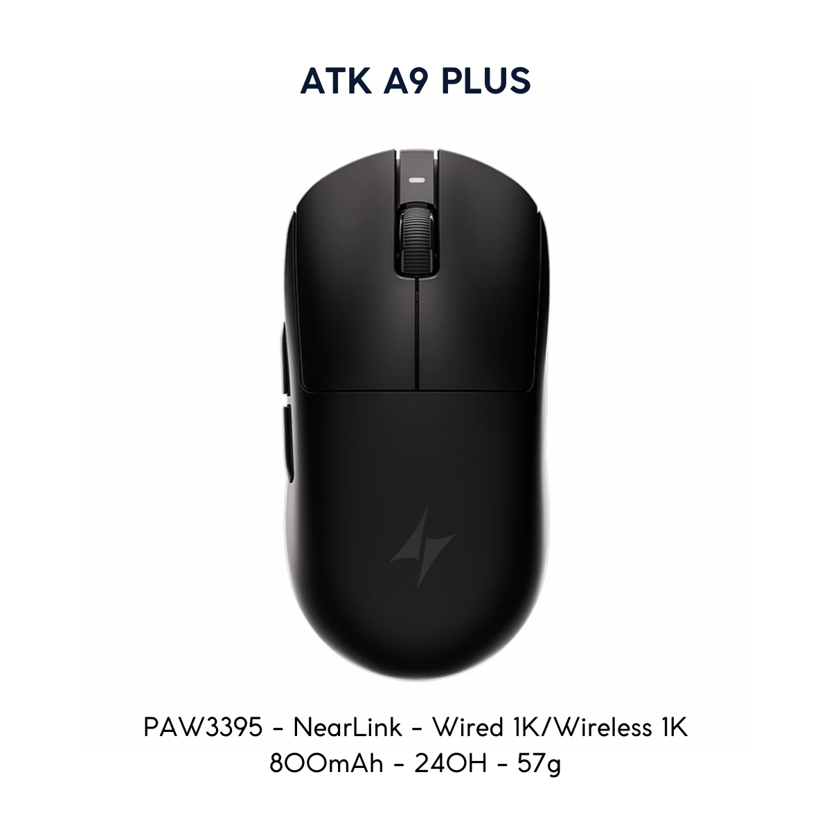 VGN ATK A9 - Chuột Không Dây Nhẹ 53g, Cảm Biến PAW3950 Ultra, Polling Rate 8000Hz - Hiệu Suất Đỉnh Cao Cho Game Thủ