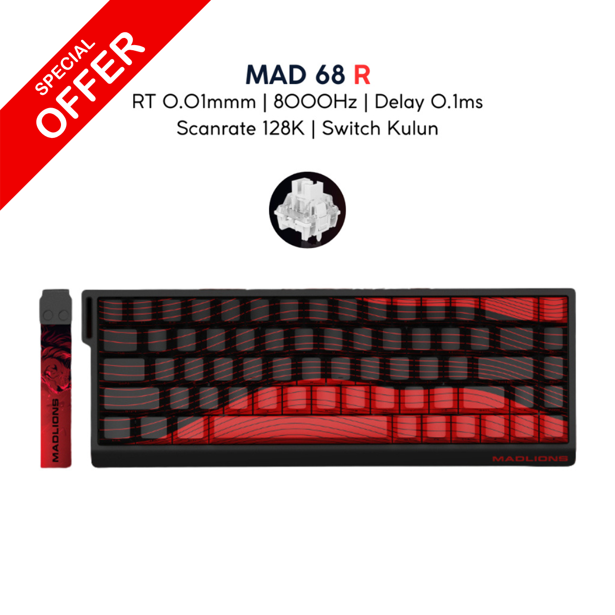 BÀN PHÍM CƠ GAMING HE MAD60 | MAD68 HE | Rapid Trigger | 1000hz | 8000hz