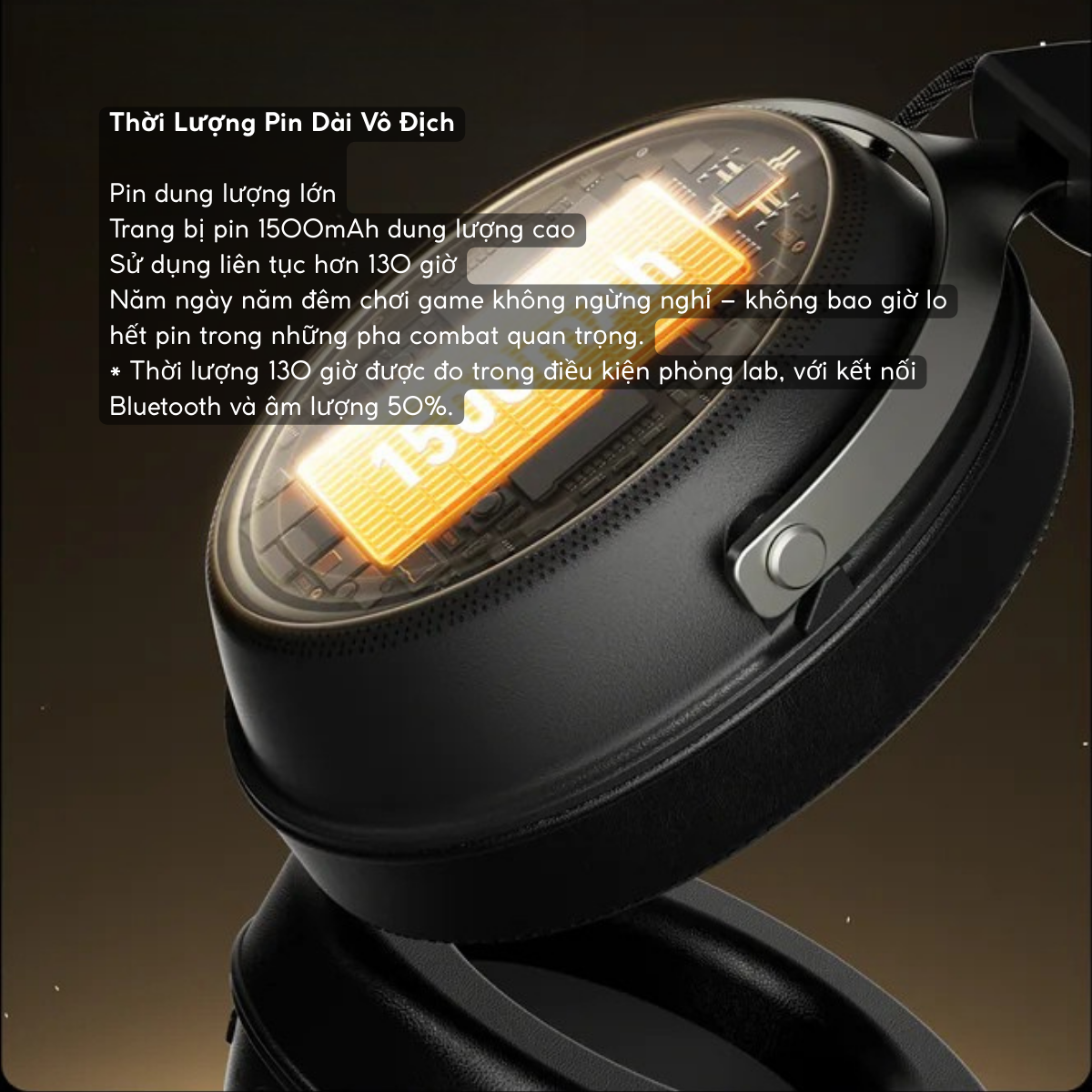 Tai Nghe Gaming Không Dây ATK Neptune N9, Driver Phủ TITAN 53mm, Tần Số 10Hz – 40kHz, Âm thanh không gian 3D, Độ Trễ Thấp 10ms, Khử Ồn Đàm Thoại, Pin 1500mAh(130h), Trọng Lượng 270g