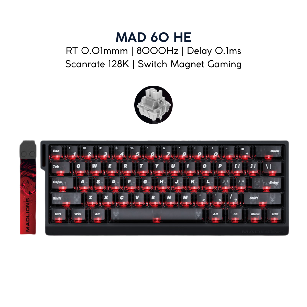 BÀN PHÍM CƠ GAMING HE MAD60 | MAD68 HE | Rapid Trigger | 1000hz | 8000hz