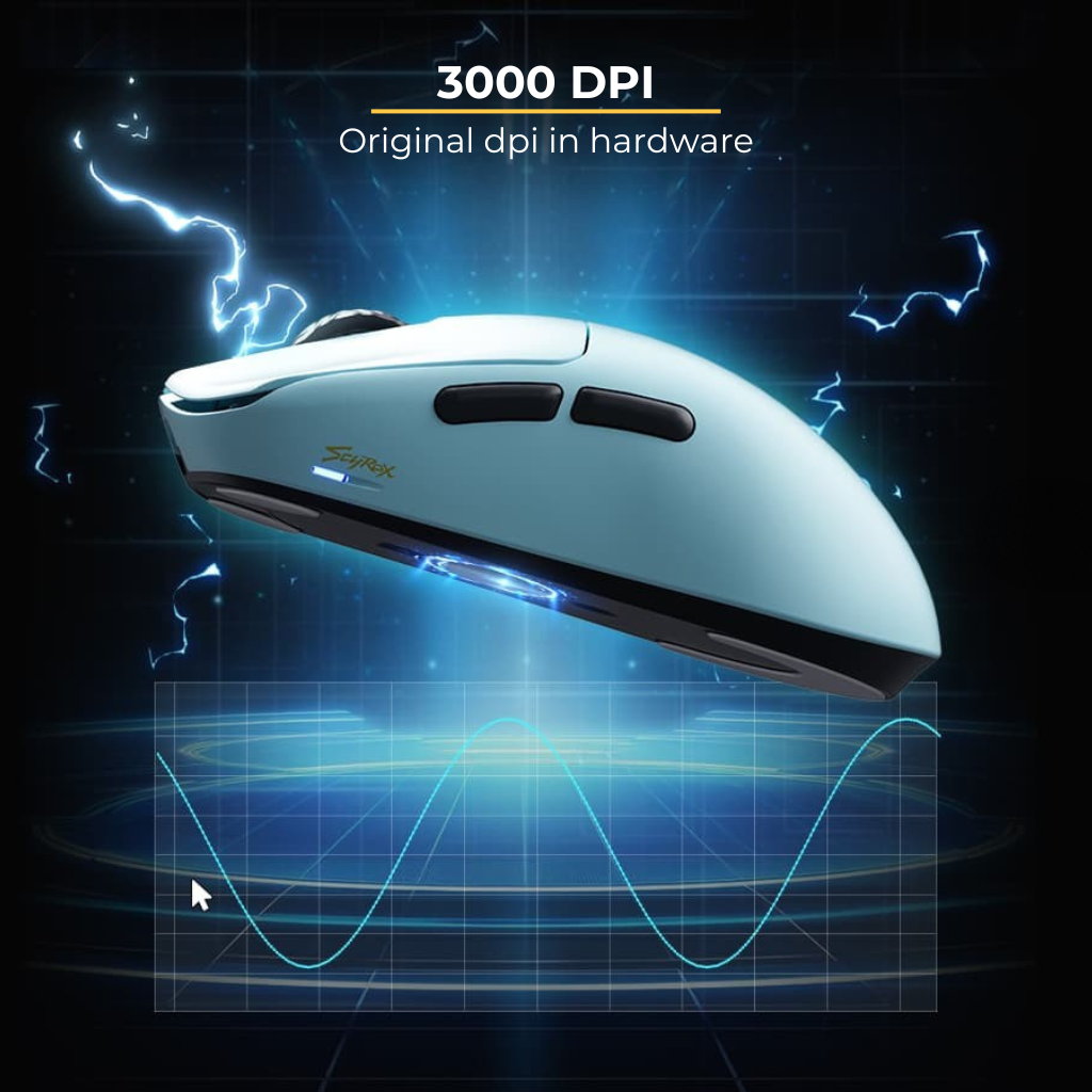 Chuột Gaming Không Dây Scyrox V6 – 8000Hz, 30K DPI, Siêu Nhẹ 40g