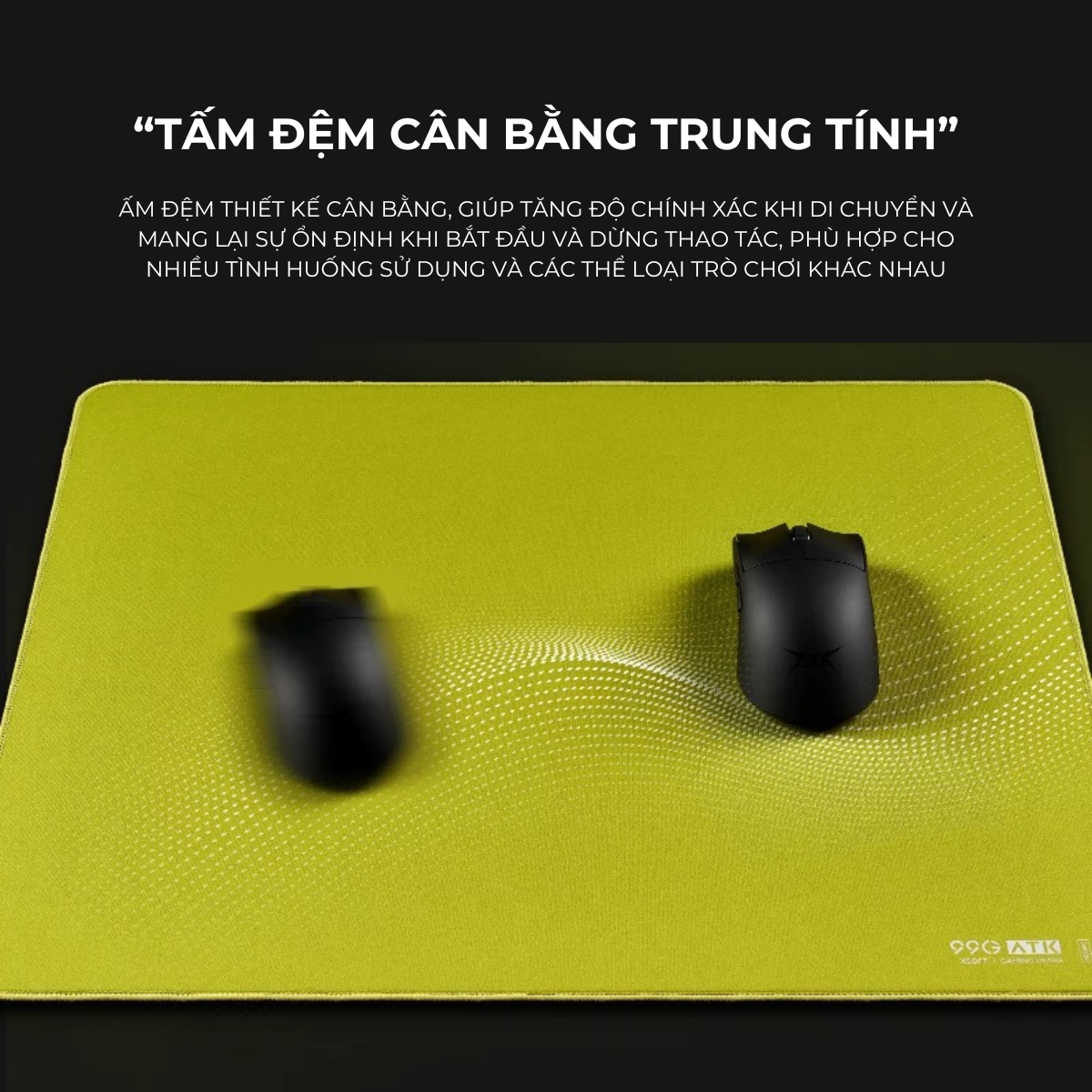 LÓT CHUỘT GAMING ATK 99G | PAD CHUỘT CHƠI GAME | SERIES MOUSE PAD