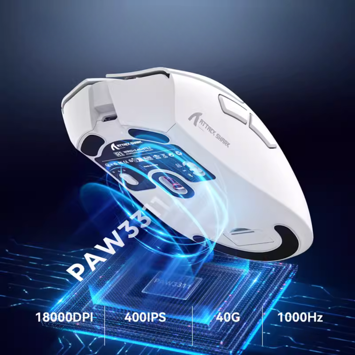 Chuột Gaming Không Dây Ziyou Attack Shark R1