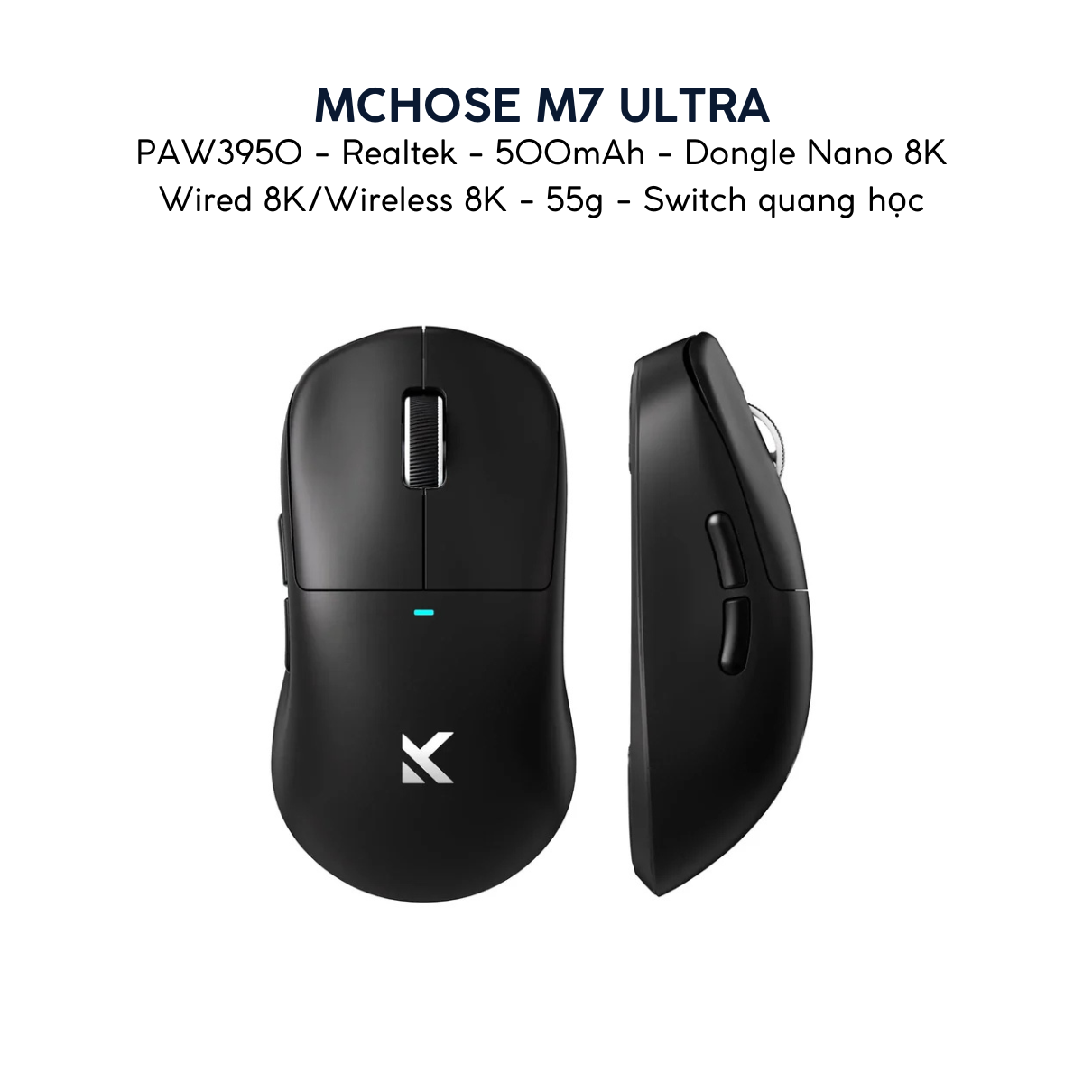 Chuột Gaming Không Dây MCHOSE M7 / M7 PRO / M7 ULTRA