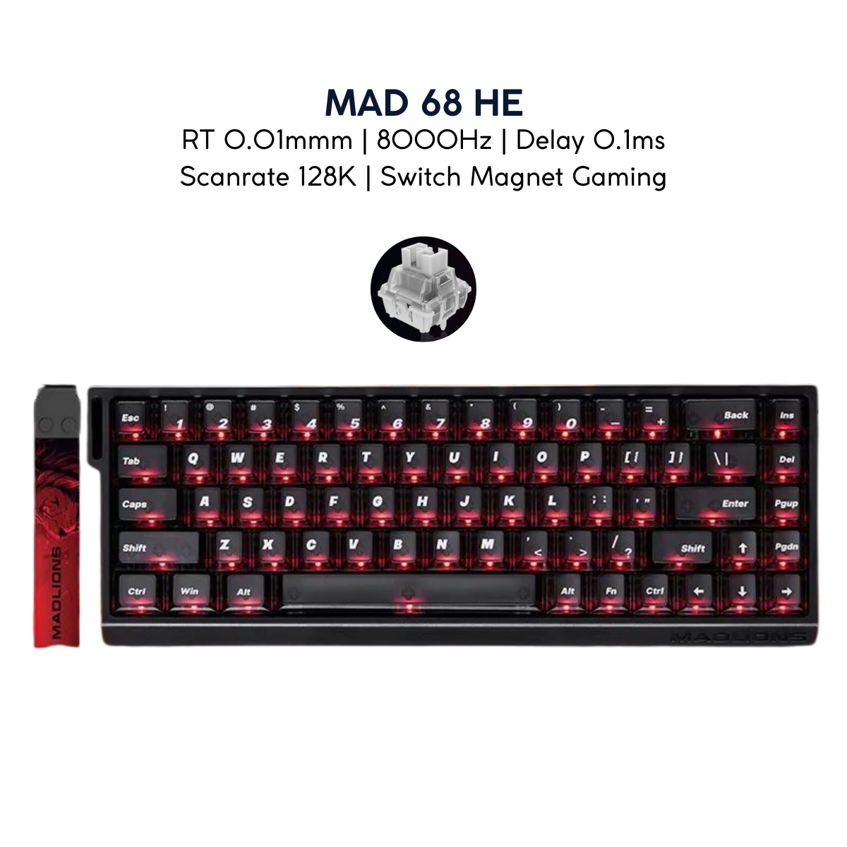 BÀN PHÍM CƠ GAMING HE MAD60 | MAD68 HE | Rapid Trigger | 1000hz | 8000hz